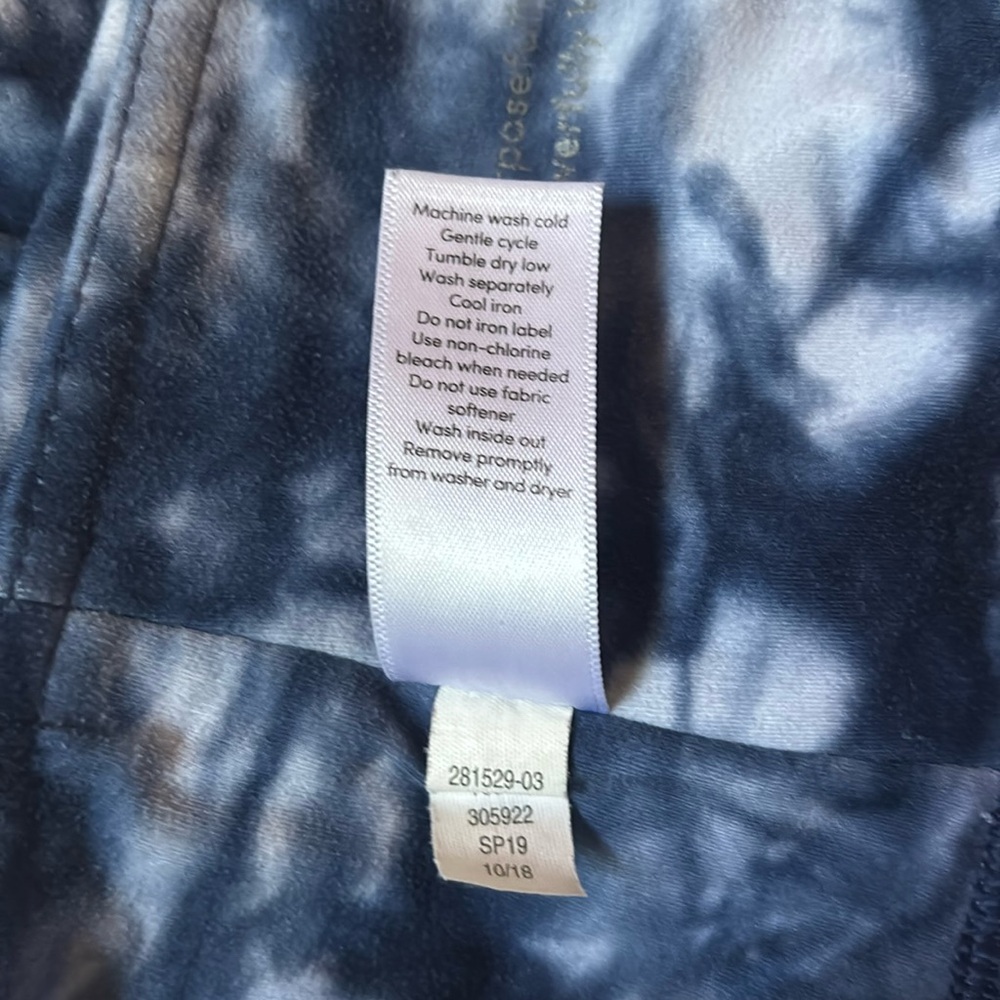 Athleta Chaturanga High Rise Floral Crush 7/8 Tights, Size S - Picture 13 of 16